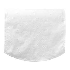 Classic Home Store Broderie Anglaise White Cotton XL Chair Back Antimacassar Furniture Cover (Trailing Floral)