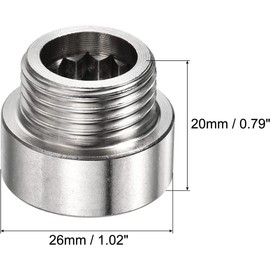 TOP-VIGOR 2Pcs Shower Head Extension Arm, 10mm Shower Arm Extender, G1/2 Stainless Steel Handheld Shower Pipe Head Extension Round Pipe for Bathroom Accessory