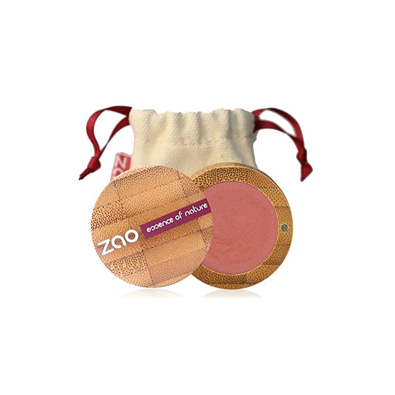 Zao Pearly Pearlescent Orange Shimmering Eye Shadow – 111 Pfirsichblüte Pink in a