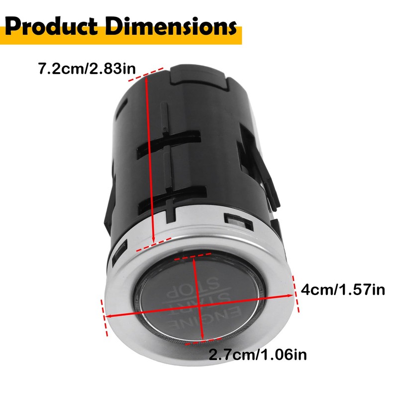 Etersec 35881-TG7-A03 Ignition Starter Switch Compatible with Honda Pilot 2016-19
