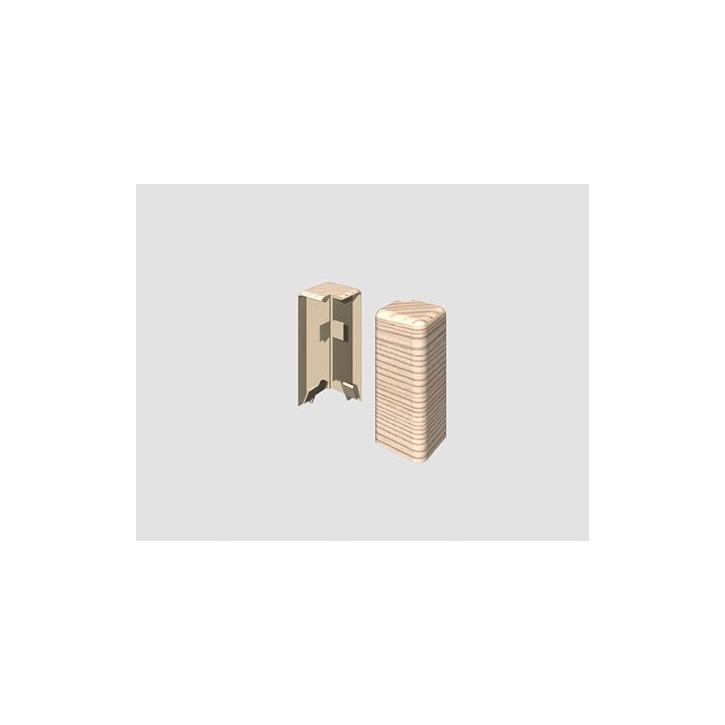EGGER Outer Corner 6 cm Cubic Ash Beige Set of