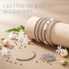 SULIKJHUI 3000 Pcs 3mm Beads, Spacer Beads for Jewelry Making