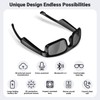 LVTEL LVTEL Smart Glasses, Polarized Bluetooth Sunglasses, Built-in Mic &