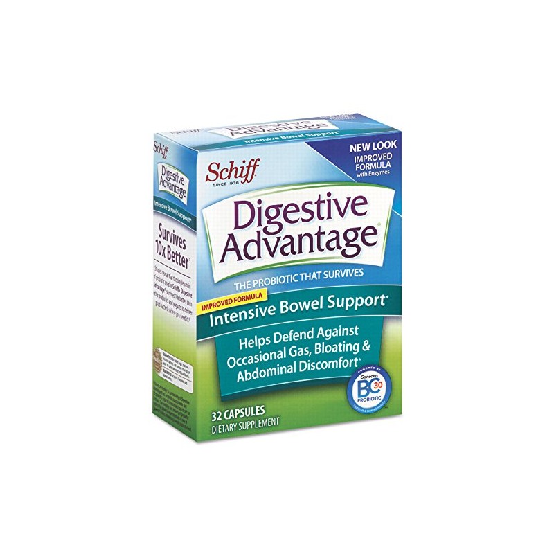 Digestive Advantage Probiotic Intensive Bowel Support Capsule, 32 Per Package