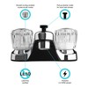 Dura Faucet DF-PL720A-CP RV Bathroom Faucet with Crystal Acrylic Knobs