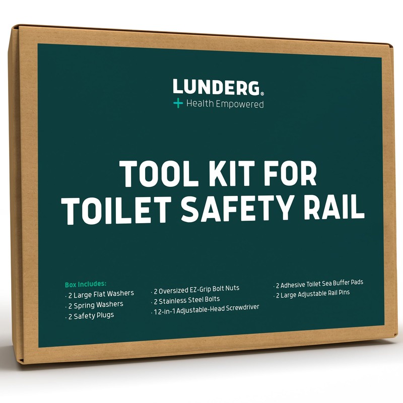 Lunderg Toolkit for Lunderg Toilet Safety Rail Without Legs