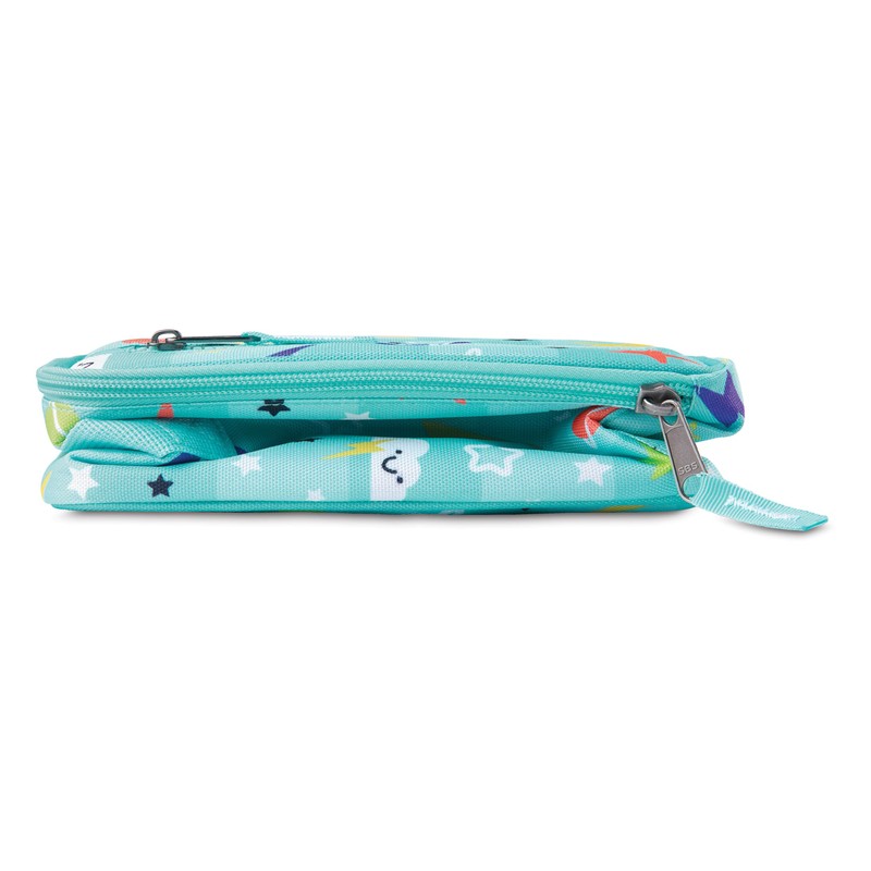 PackIt Freezable Classic Lunch Box, Happy Clouds, Built with ECOFREEZE