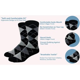 COUVER - Calcetines de algodón coloridos para hombre, estilo casual, para padrinos de boda, talla 8 a 13, Taupe / White / Beige, 8-13