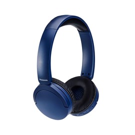 Panasonic RB-HF630BE-A Street Wireless Headphones, Over-Ear, Built-in Mic, Bluetooth 5.3, Multipoint, Swivel Design, Up To 72 Hours Playtime, USB-C, Blue