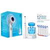 Pursonic RET200 Power Rechargeable Electric Toothbrush With UV Sanitizing Function, 12 Brush Heads Included
