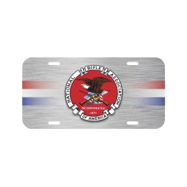 BLVD NRA 2nd Second Amendment Rifle Gun USA Vehicle License Plate Front Auto Tag NEW