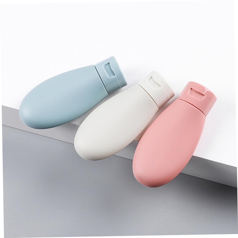 FOMIYES 3 Pack Portable Lotion Bottle Set Shampoo Conditioner Travel
