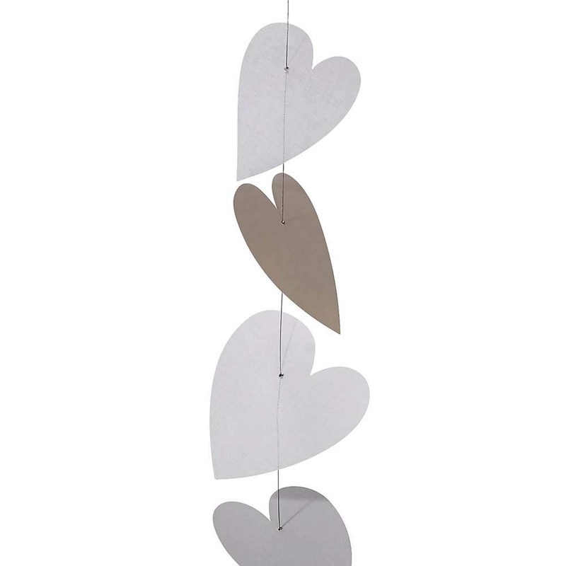 Räder Tanzende Herzen Weiß