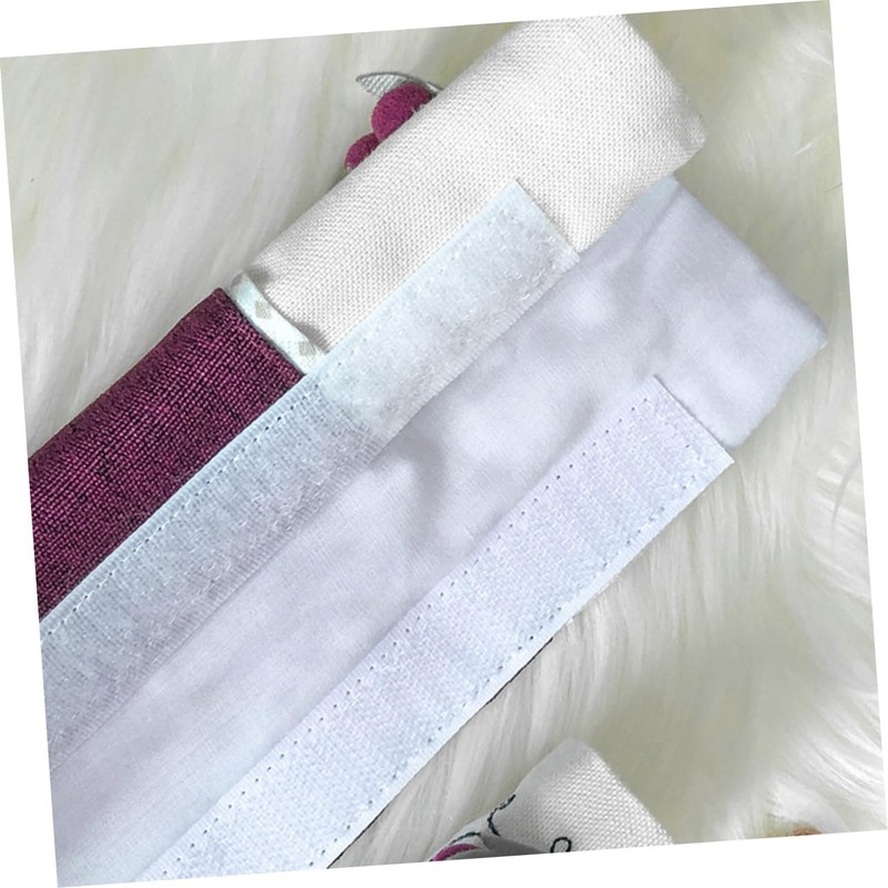 SHOWERORO Refrigerator Handle Covers 2 Pack Floral Pattern Cotton Material