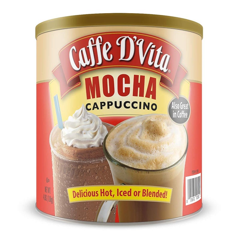 Caffe D'Vita Mocha Cappuccino Mix - Instant Cappuccino Mix, Gluten