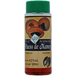 Aceite de Hueso de Mamey, Cabello, Pestañas, Cejas, Piel, Antioxidante, Antiacné. Uso Externo