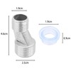 ANCLLO 2PCS S-Connector 1/2 Inch Male to 3/4 Inch Male