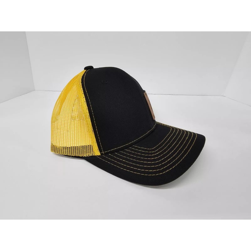 Unbranded Killdozer - Custom Leather Patch Hat, Mesh Back, Richardson