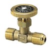 Onda Seisakusho OMV-770-3 Straight Miniature Valve R1/4 (for Φ8 Copper Pipe) x G1/4 (RFlare) Brass Handle]