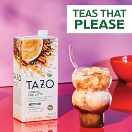 TAZO Tea Concentrate, Green Tea Matcha Latte, Organic Skinny Chai Latte, & Organic Chai Latte 32 Fl Oz (1ea) (Variety Pack)