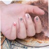Healeved 8 Sets of Stylish Snake Skull Nail Art Stickers