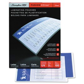 GBC 3745003F Ezuse Thermal Laminating Pouches, Letter Size, 100 Per Box