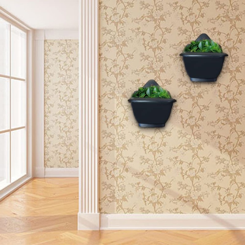PHG Stylish Wall Flower Planters | Elegant Outdoor Plastic Planters