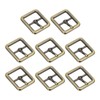 sourcing map Metal Roller Buckle, 8Pcs 0.75 Inch Single Prong