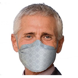 MyAir Comfort Mask, Starter Kit in Gray Diamonds - Made in USA