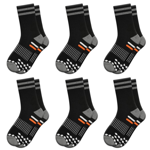 Comfoex Boys Socks Crew Socks For Kids 6-8 4-6 8-10