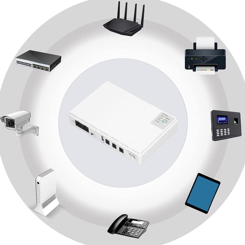 Uninterruptible Power Supply 5V 9V 12V USB POE Port Mini