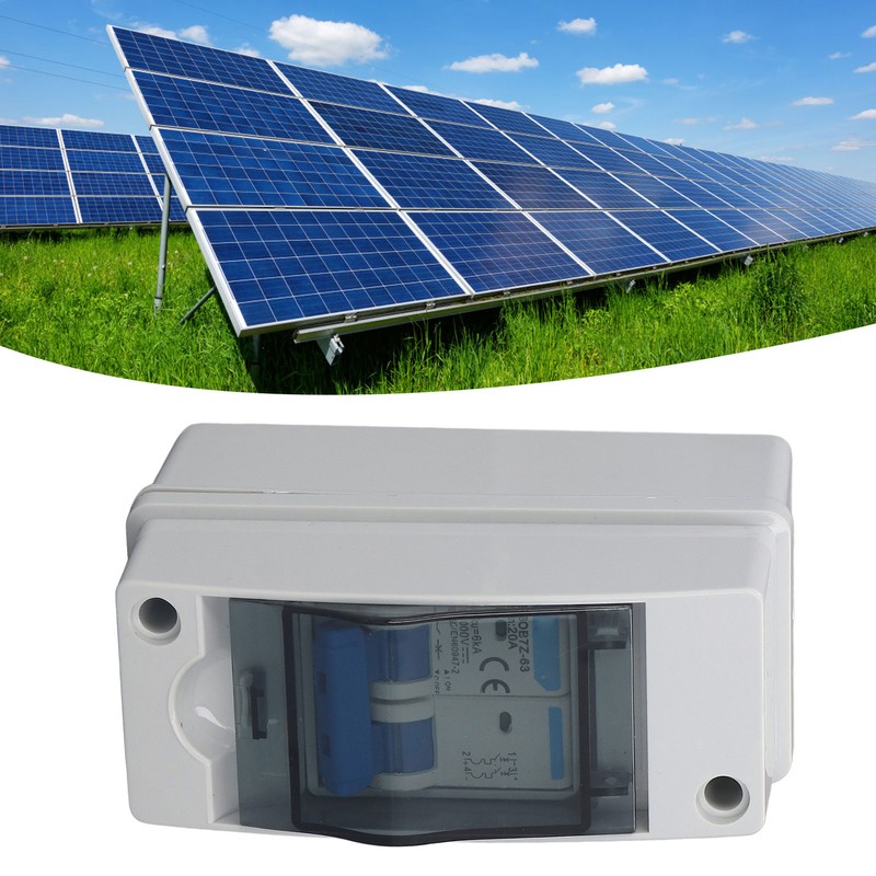 Circuit Breaker MCB PV Combiner Box Waterproof Disconnect Switch 1000V