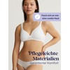 Naturana® Women’s Bra without Underwire (Cup A–D), 100% Padded Straps,