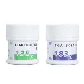 Electronic Chip Solder Paste 50gx2 138℃ and 183℃ Multifunctional Soldering Flux Paste
