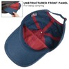 GADIEMKENSD Blank Baseball Cap Washed Cotton Hat for Women Men