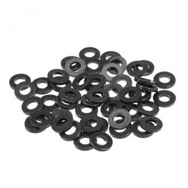 sourcing map Rubber Flat Washers 16mm OD 8mm ID 2.2mm Thickness for Faucet Pipe Water Hose, Pack of 50