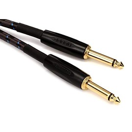 BOSS 20-Feet (6m) Instrument Cable, Straight ¼” Jack (BIC-20), 1/4"
