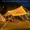 Vigdur Solar String Lights Outdoor, 2 Packs 15ft Globe String