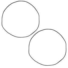 2Pcs BSDLIET Upgrade Turntable Belt Compatible for Audio-Technica Automatic Stereo Record Player for AT-PL50 AT-LP60 Record Player Belt Replacement Reduce Noise&Restore Speed