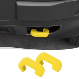 Voodonala for Ford Bronco Sport Front Tow Hook Cover Car Tow Hooks Protector Compatible with Bronco Sport 2021-2024(Yellow,2pcs)