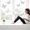 GoldRock Butterfly Prism Window Stickers, Bird Protection, Pack of 14