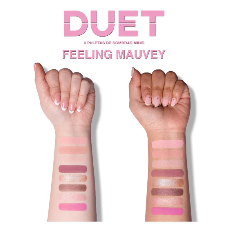 Paleta Sombras Duet Mini Snap De Beauty Creations Color Feeling