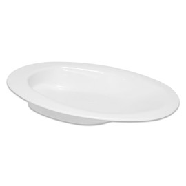 Oval Scoop Dish with Sloped Lip, Small