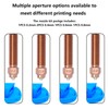 5PCS K2 Plus Nozzle Kits, Titanium Copper Alloy Hardened Steel