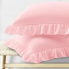 KKJIAF Ruffle Pillow Cases Queen Size Set of 2, Ruffled