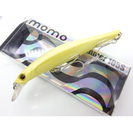 momolures - ULTIMA ARTIST SWIMMER 105mm Sinking Minnow for Bass, Seabass, Pike, Trout, Salmon lure fishing (PEARL WHITE)