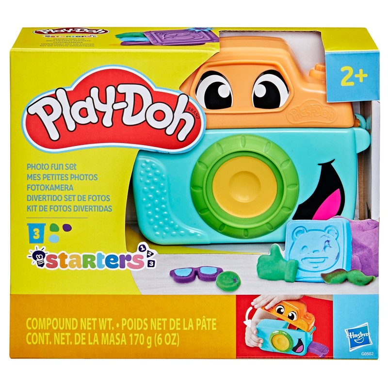 Play-Doh Photo Fun Starter Set, Kids Camera Toy for Pretend