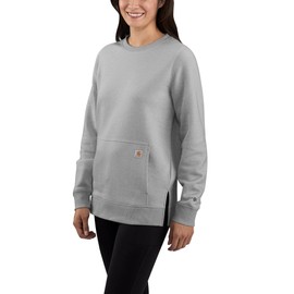 Carhartt Women's Relaxed Fit Lightweight Sweatshirt, black