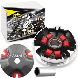 Area1 Tuning Variomatic Set with Tuning Clutch for Scooter with 50 cc 2T Motor Compatible with Aerox Neos Jog Nitro Ovetto Mach G Booster Italjet Macal