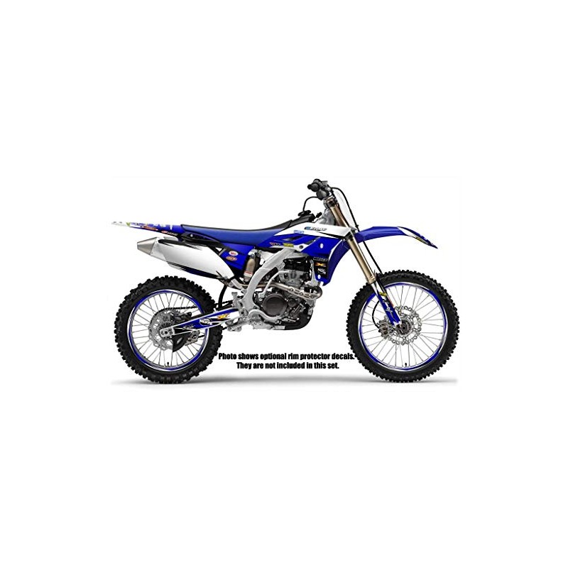 2019-2021 YZ 85 Velocity Blue Senge Graphics Complete Kit Compatible